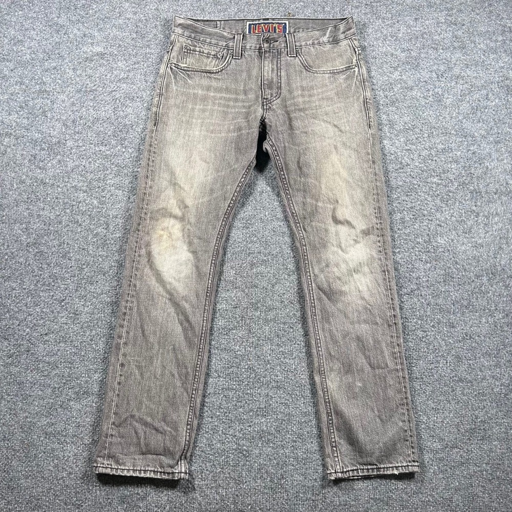 Levi's Jeans Mens Size 32 Gray 511 Skinny Fit Faded Casual Cotton Denim Pant